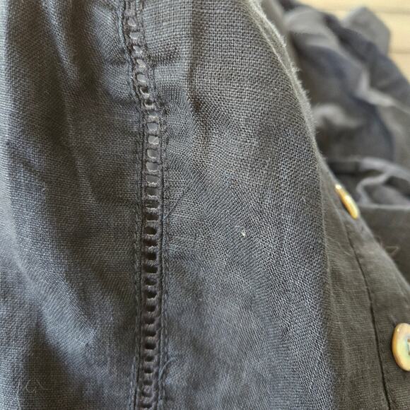 Madewell Sleeveless Wide-Leg Jumpsuit in 100% Linen Size 4 NWT - Picture 10 of 12